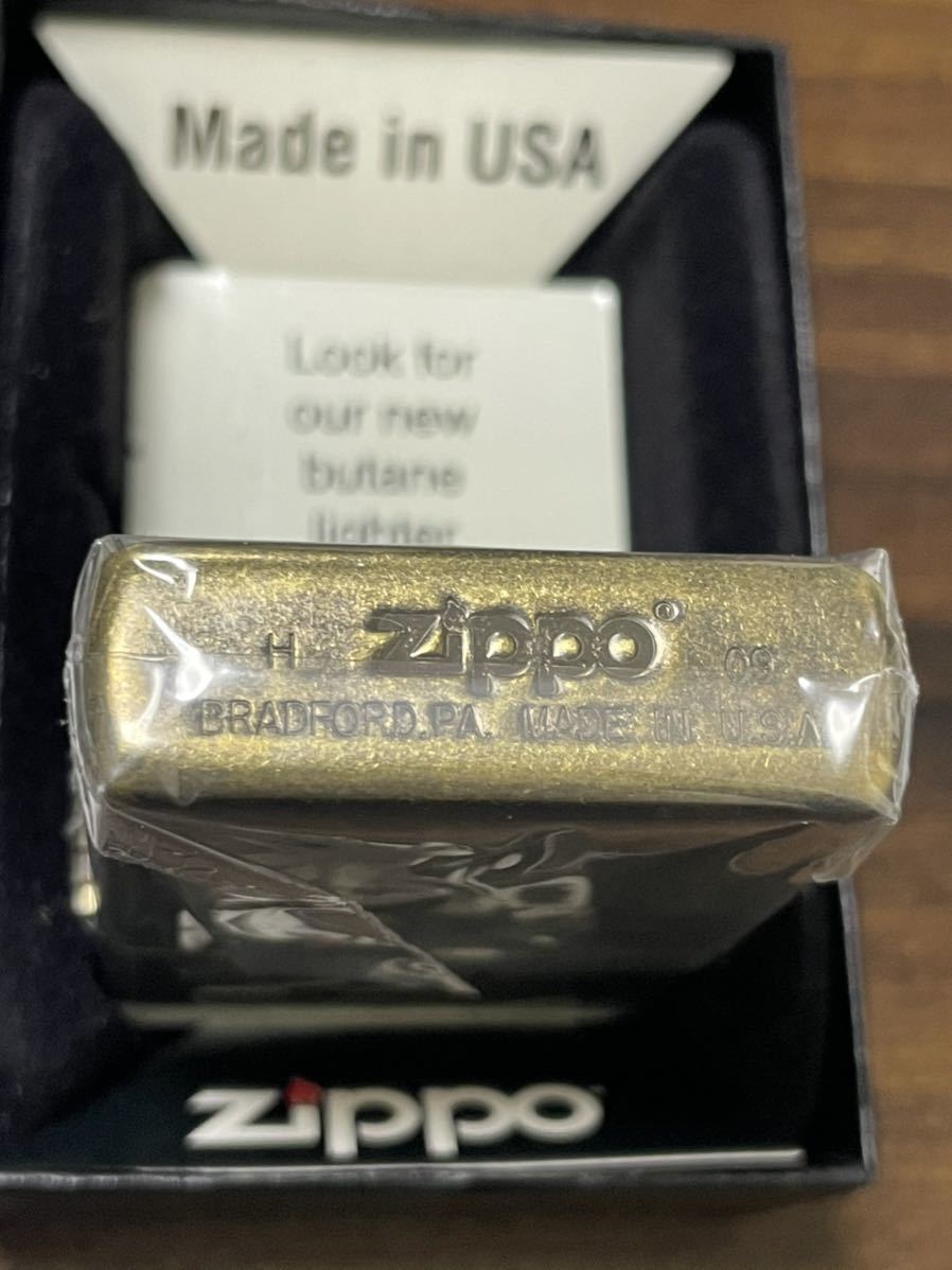 zippo セブンスター ストーンウォッシュ 限定200個 ゴールド 前面刻印 