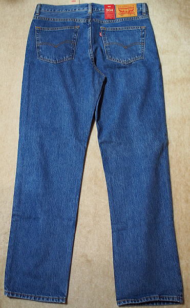 0 Levi's Regular Straight Jeans リーバイス W36 デニムパンツ Men's 00年代 ルーズストレート 504™ Fit - Stretch Assorted