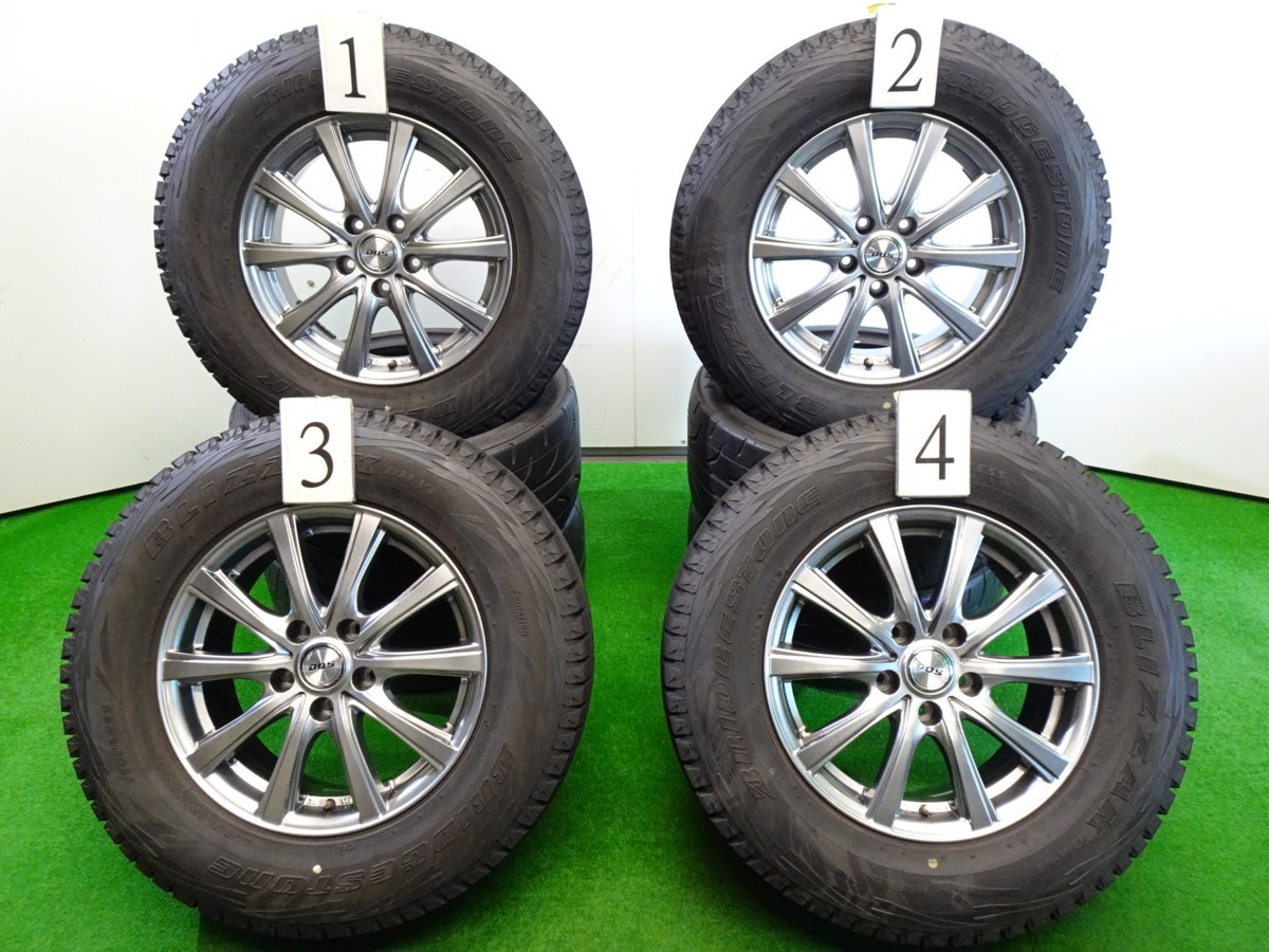 ☆キレイ☆社外AW ブリヂストン DM－V1 225/70R16 4本セット 送料 