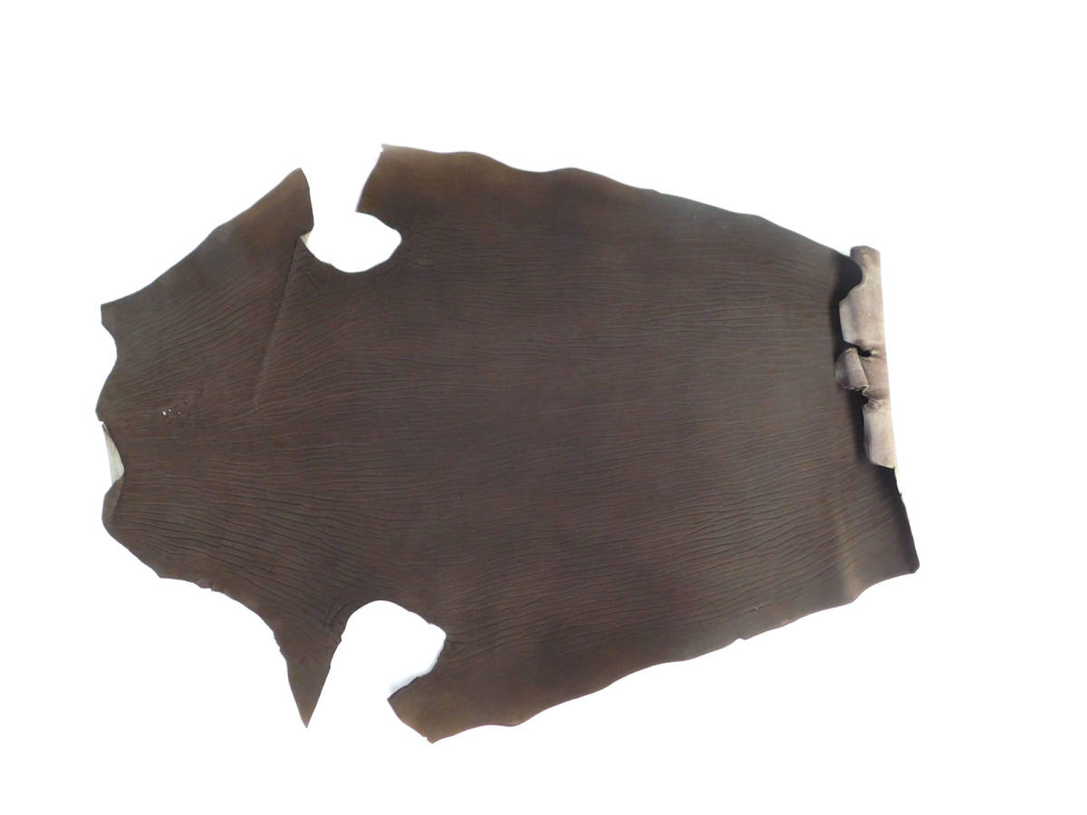シールスキン(アザラシ革)こげ茶(マット)1枚 80×54cm 1.6mm厚
