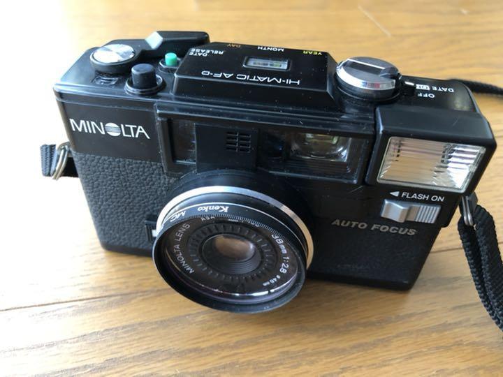 MINOLTA HI-MATIC AF-D コンパクトフィルムカメラ 本体 Minolta Hi-Matic AF-D フィルムカメラ Hi Matic AF あり公式