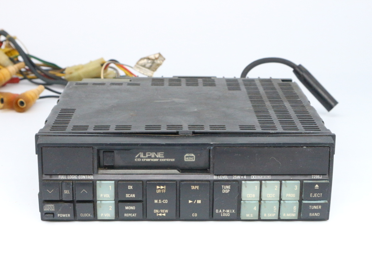 ALPINE アルパイン 7296J カーステレオ カセットデッキ テープデッキ