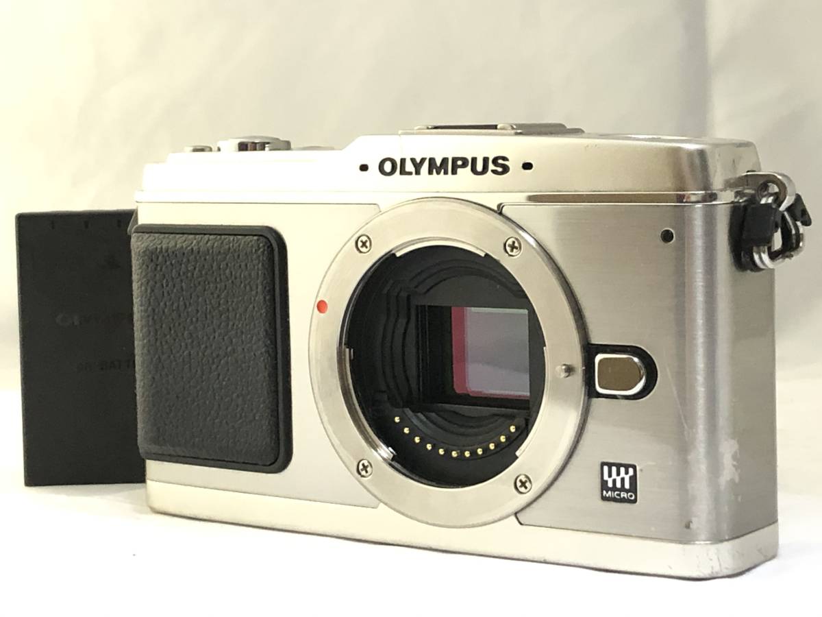 E-P1 OLYMPUS PEN オリンパス ミラーレス一眼 シルバー オリンパスPEN 