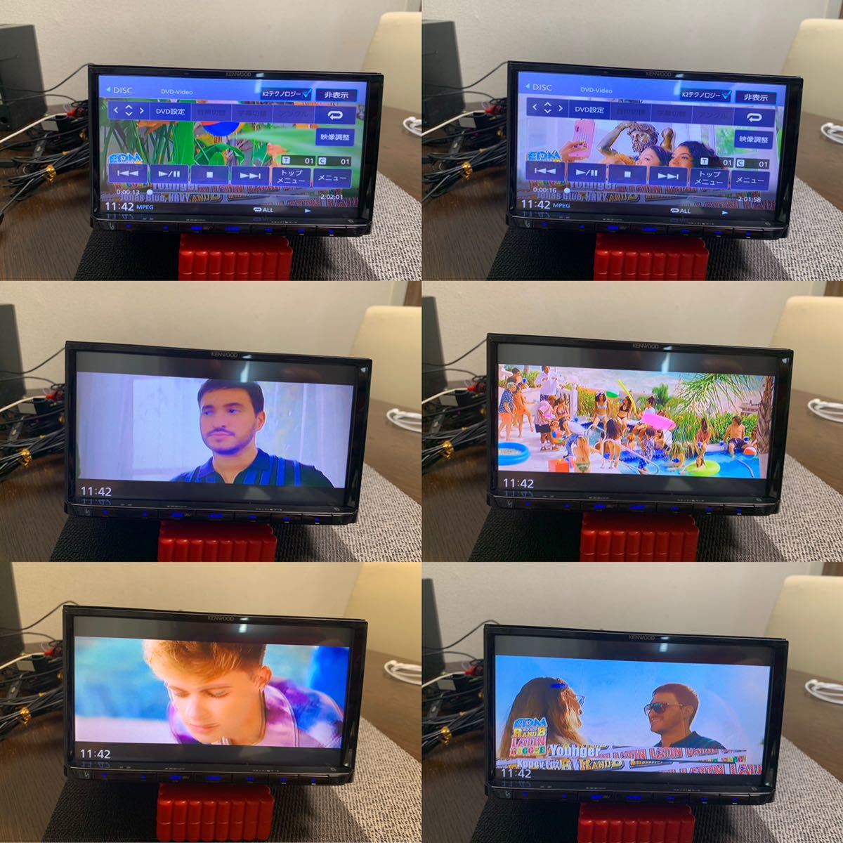 KENWOOD MDV-Z704W ワイド バックカメラ付き 地図データ2016 7♪ MDV