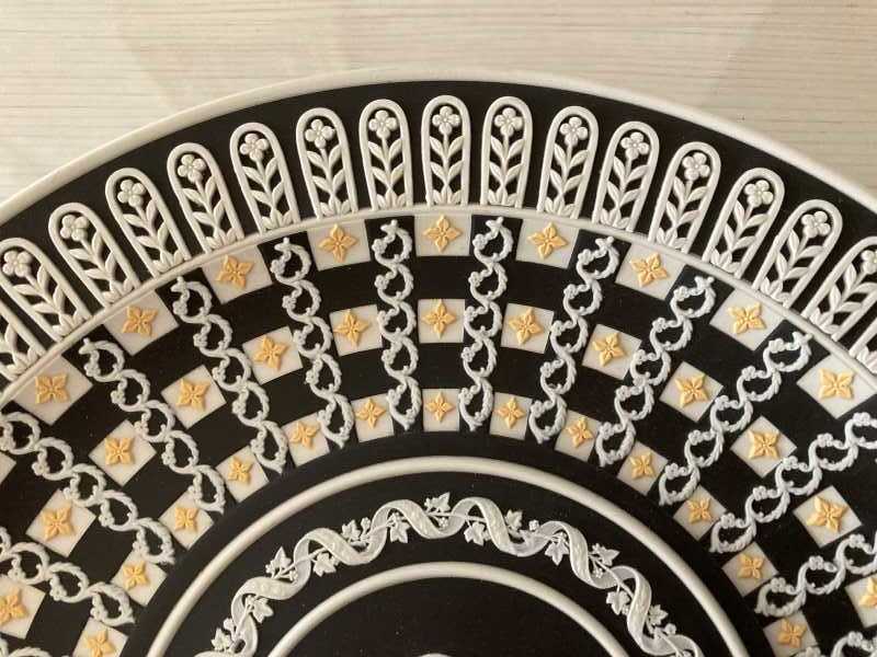ウエッジウッド ジャスパーのプレート 定価30万円 Wedgwood ブラック