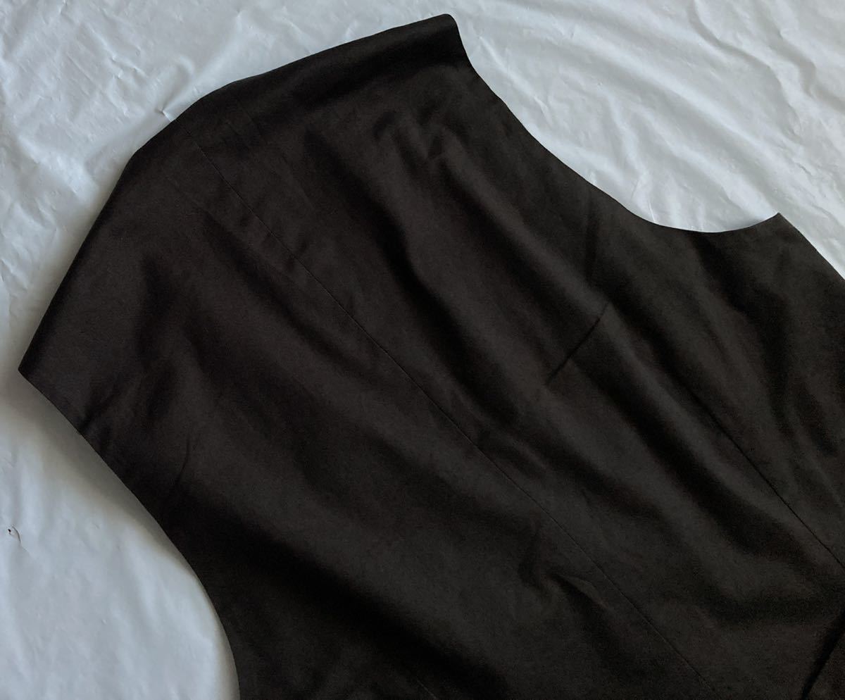 美品 LARDINI ラルディーニ 44 S～M ジレ ベスト 最高級 グレー系