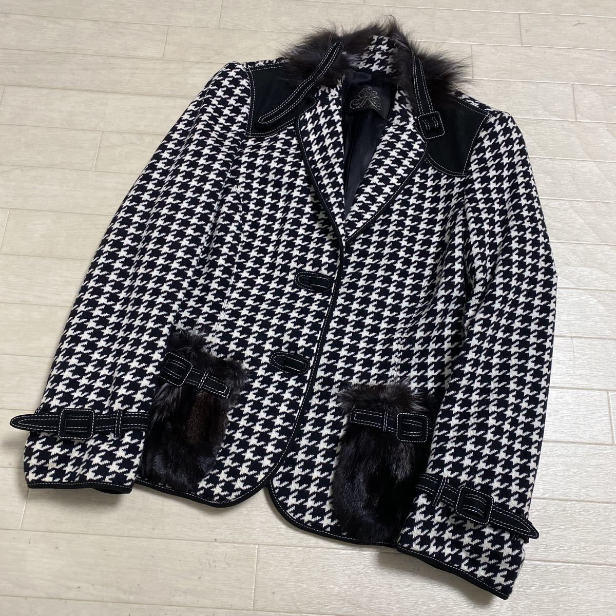 2264☆ 伊太利屋 イタリヤ トップス ニットアウター ジャケット 2 