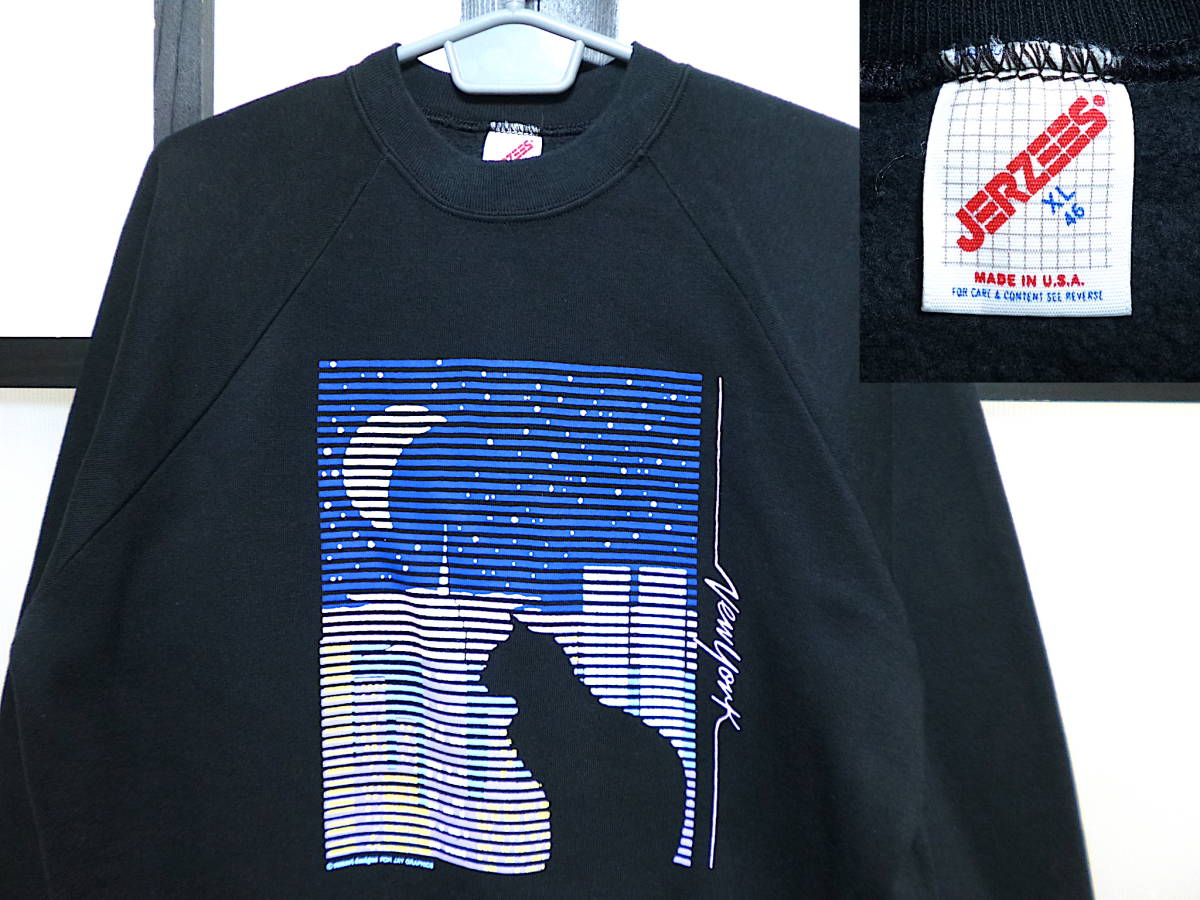 【2025，お買い得】 US古着 90s JAY GRAPHICS ニューヨーク 猫 プリント スウェット USA製 / 90年代 JERZEES スエット アニマル系 アート系 アメリカ製(XLサイズ以上)｜売買されたオークション情報、yahooの商品情報をアー XLサイズ以上