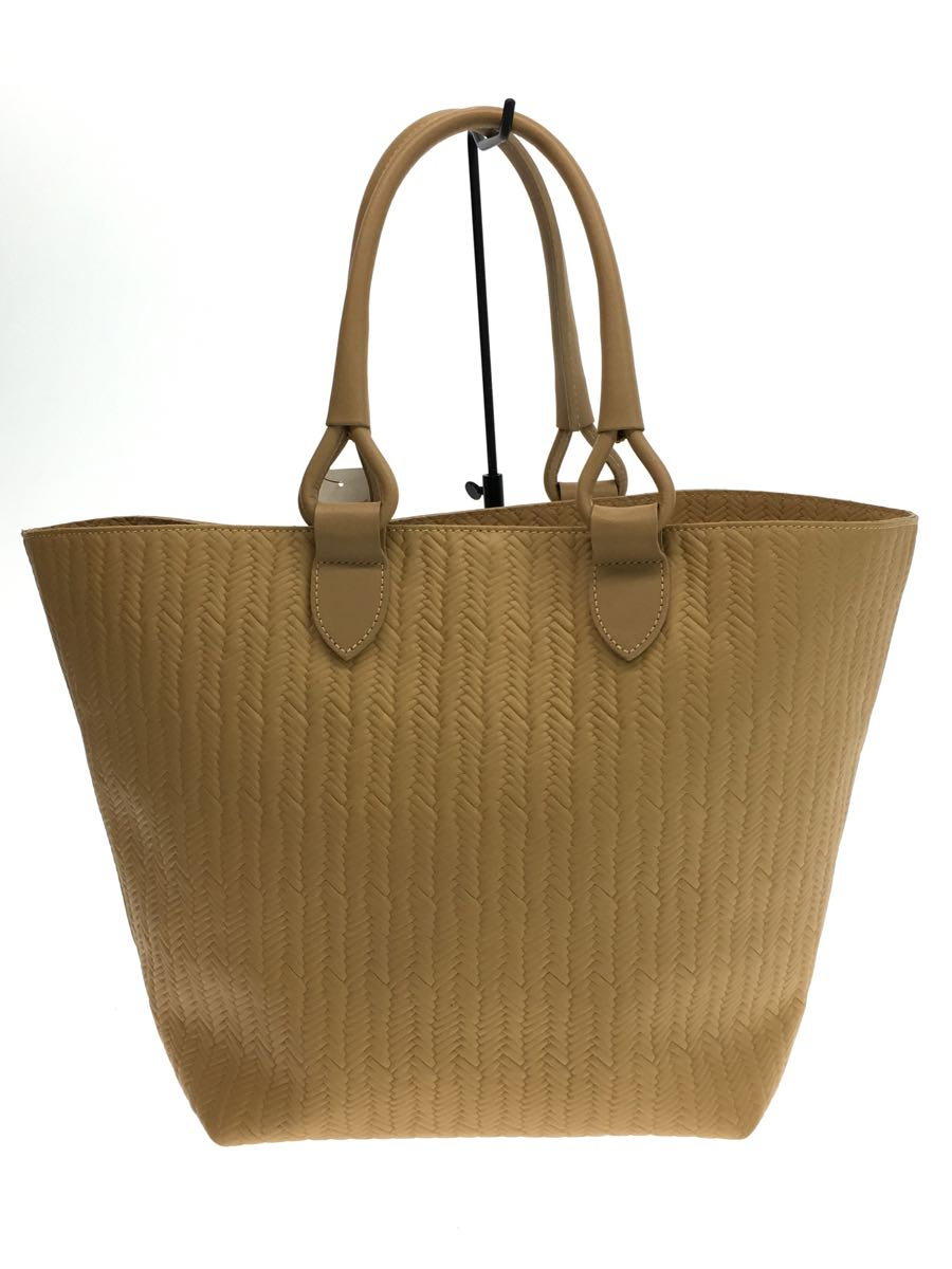 LONGCHAMP◇ロンシャン/ハンドバッグ/-/ベージュ/無地