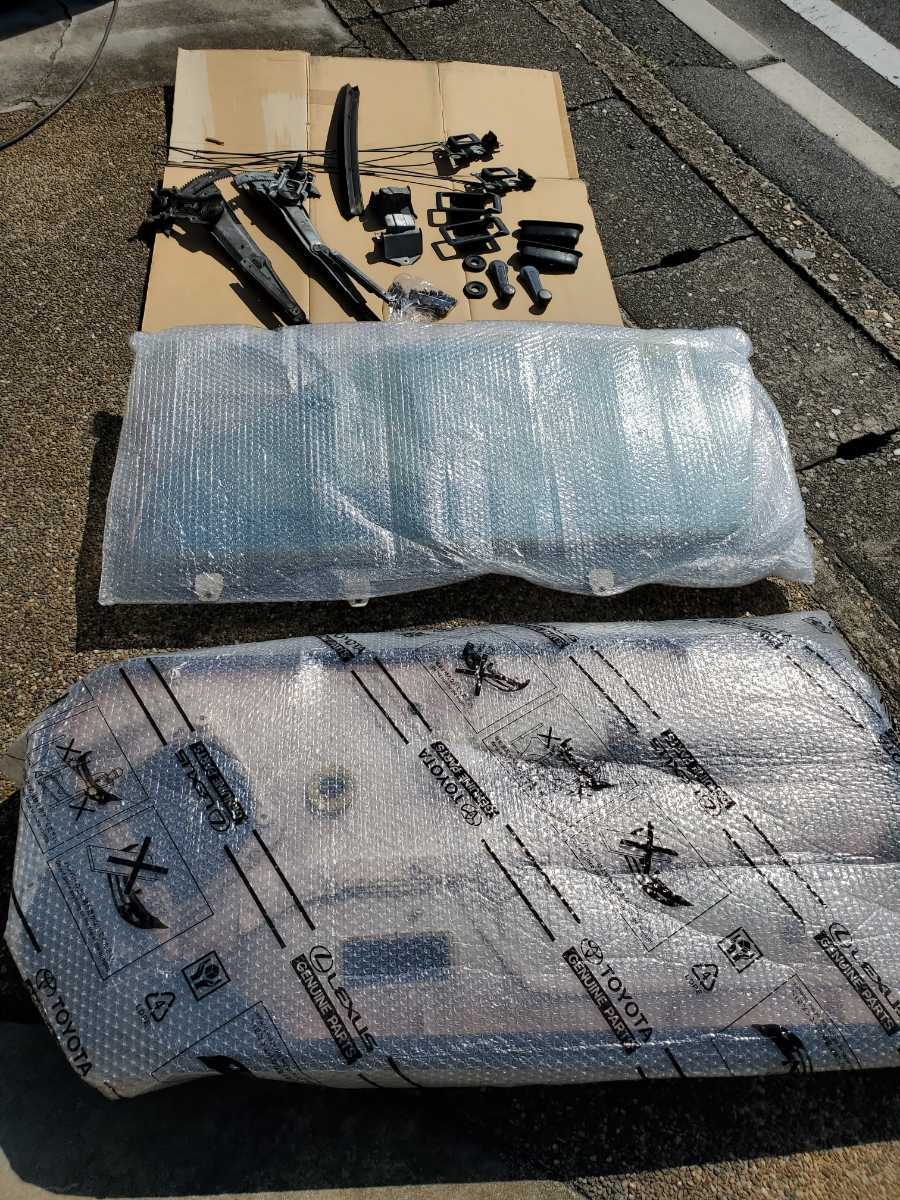 ホンダ　純正　希少　絶版　グランド　シビック　ef9 レア 手動　レギュレーター　くるくる　ウインドウ　ガラス　ドアパネル　内装　jdm