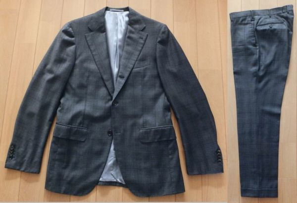 豊富な，高品質 Brilla per il gusto☆グレンチェック柄ウールスーツ 