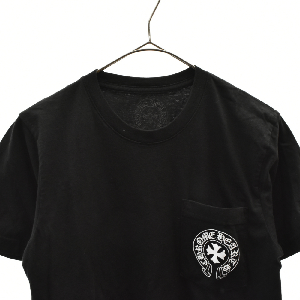 CHROME HEARTS バックプリント 半袖/L 即購入⭕️ CHROME HEARTS(クロムハーツ)バックプリント半袖Tシャツ(トップス