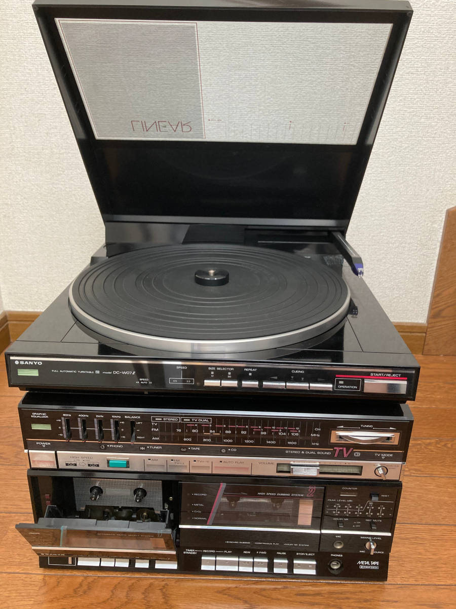 DC-W07Ⅱ SANYO ジャンク サンヨー ミニコンポ サンヨー(SANYO