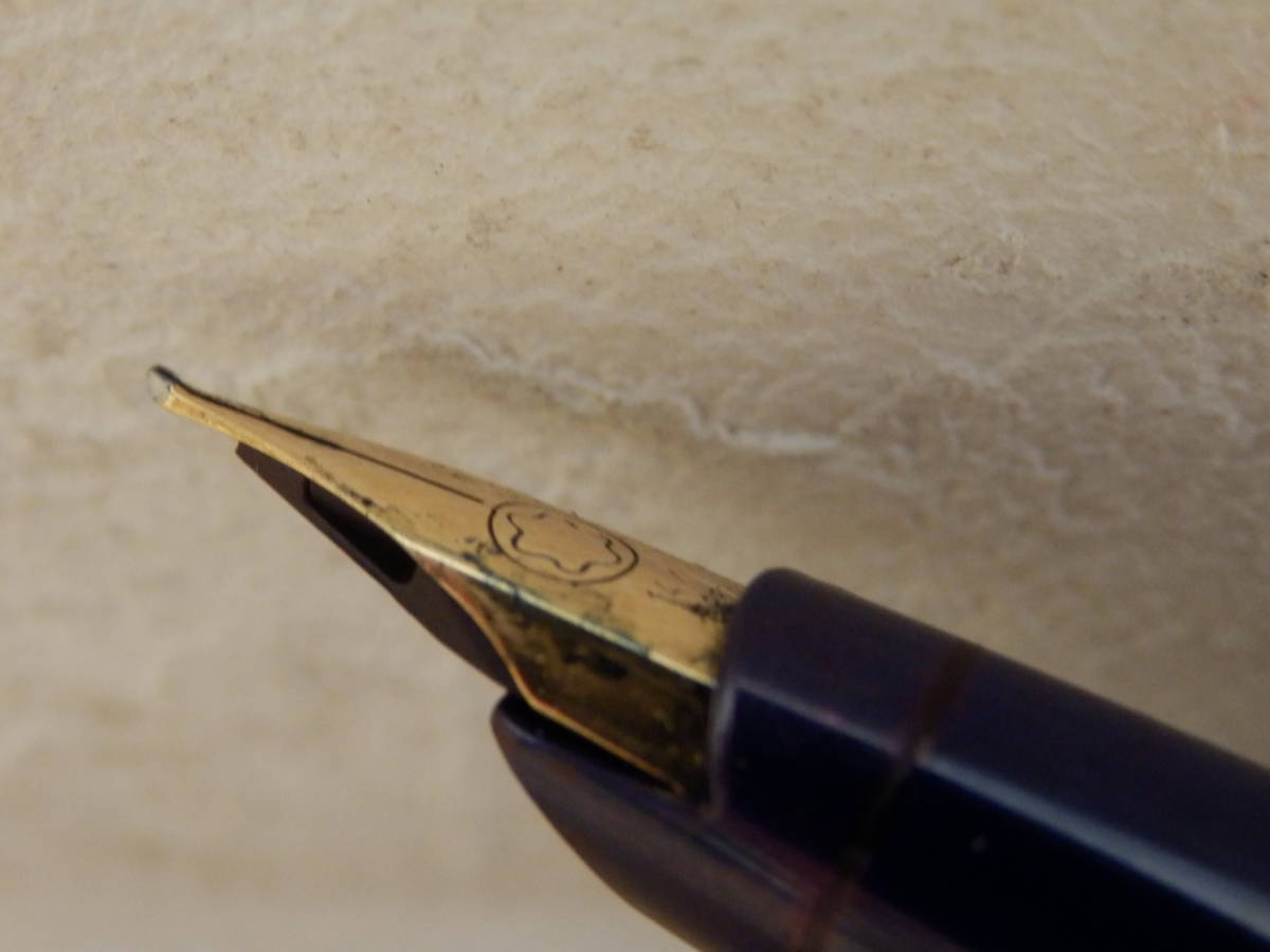 モンブラン 万年筆 MONTBLANC 14k 0 ペン先 585の通販 □□① Blanc