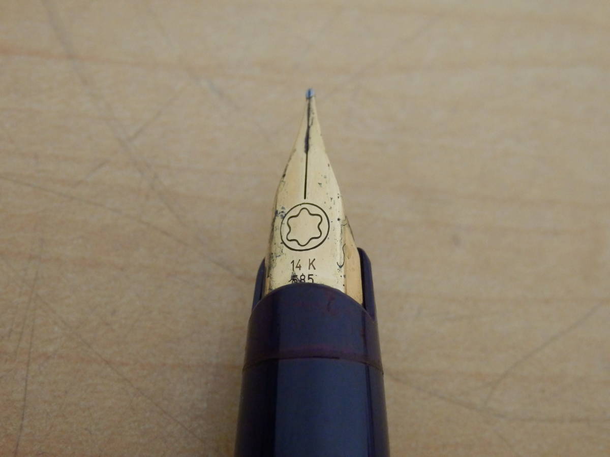 モンブラン 万年筆 MONTBLANC 14k 0 ペン先 585の通販 □□① Blanc
