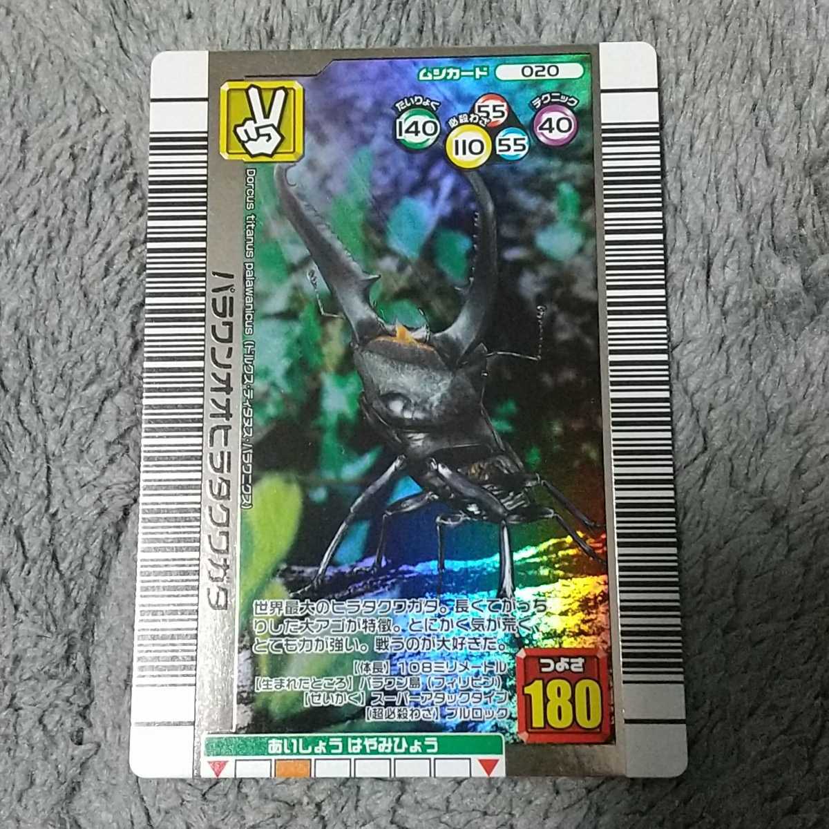 ☆甲虫王者ムシキング 2006 ネイチャー夏 パラワンオオヒラタクワガタ