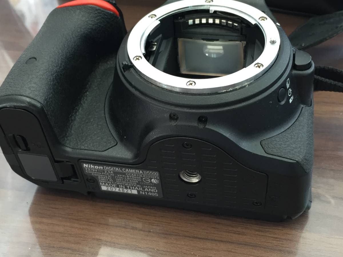 30195】NIKON ニコン D5500 18-55mm 1:3.5-5.6G VR2 レンズ カメラ 