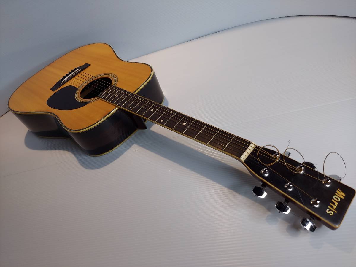 K01-1108 モーリス Morris ギター F.Yamada W30 螺鈿モール 美品