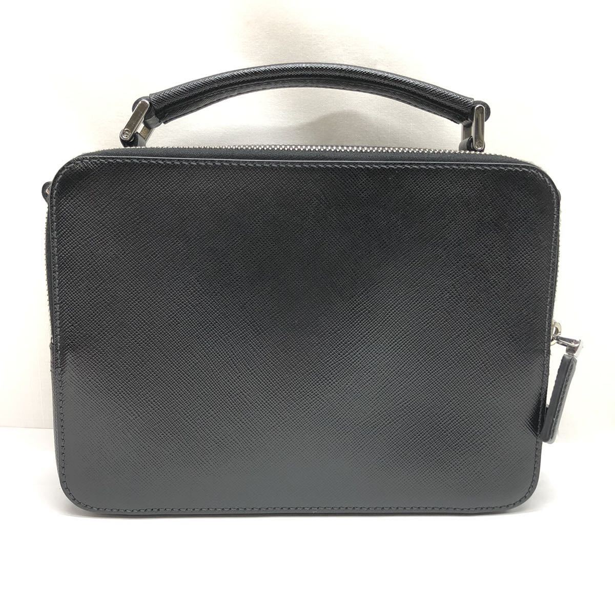 □【1円スタート】美品☆PRADA プラダ☆トラベルバッグ☆サフィアーノ