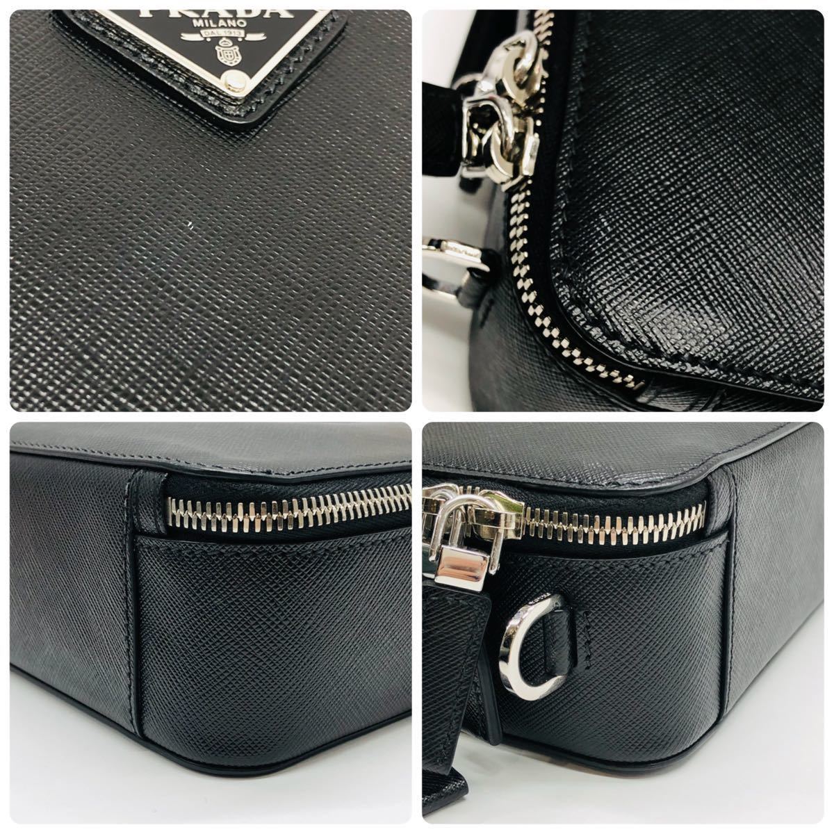 □【1円スタート】美品☆PRADA プラダ☆トラベルバッグ☆サフィアーノ