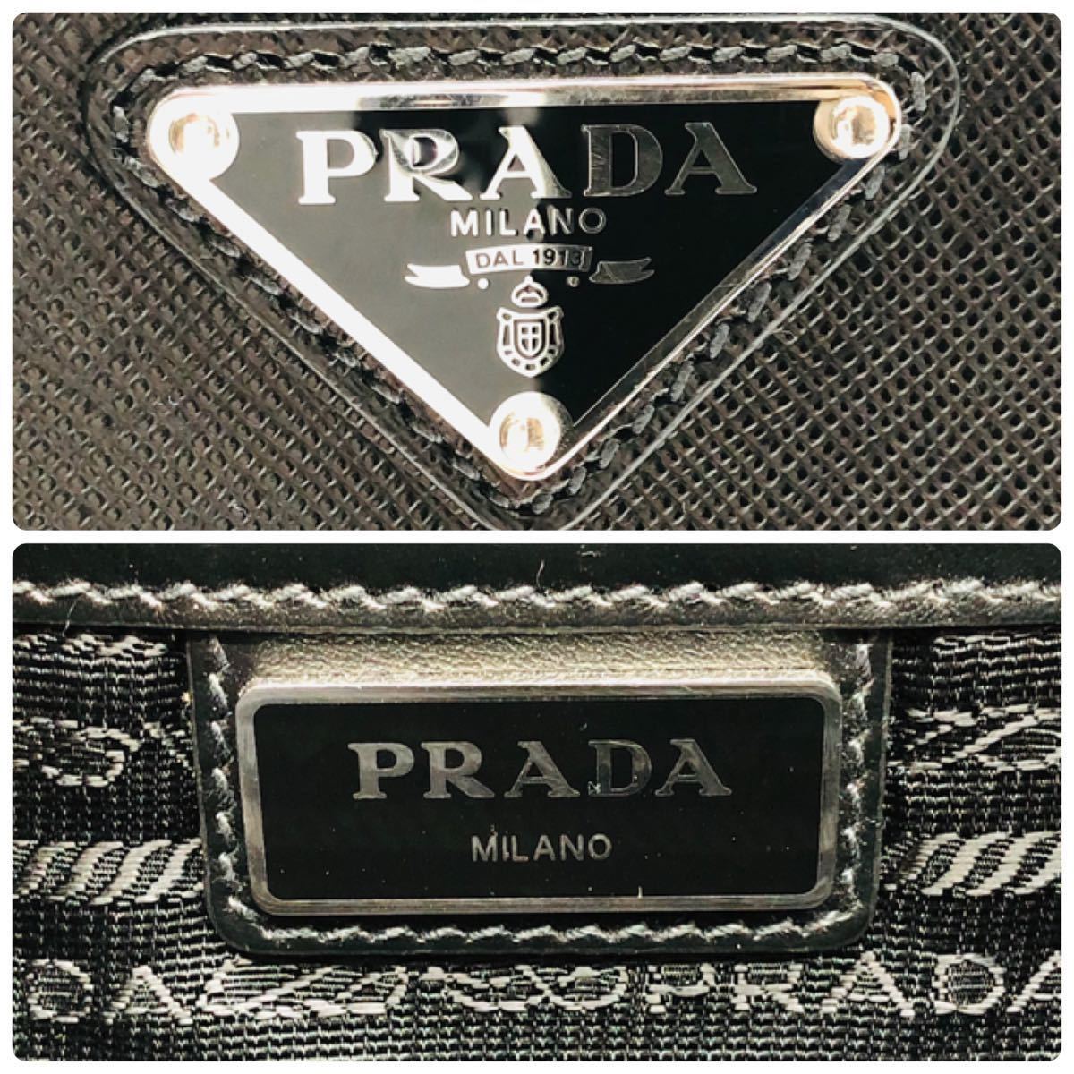□【1円スタート】美品☆PRADA プラダ☆トラベルバッグ☆サフィアーノ