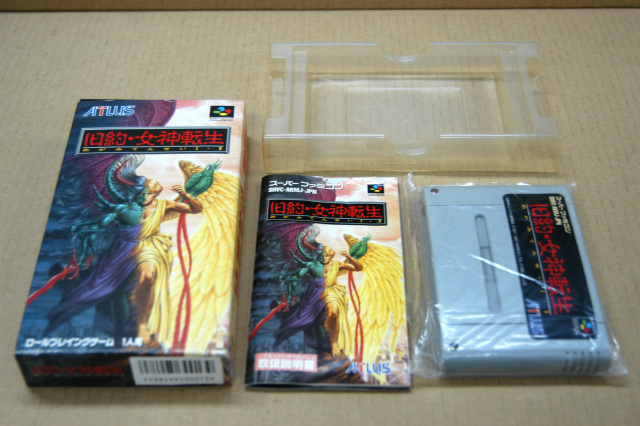 17MY○旧約・女神転生 スーパーファミコンソフト SFC ゲームソフト アトラス 傷み有り 中古 スーパーファミコンソフト 【中古】(非常に良い)旧約・女神転生