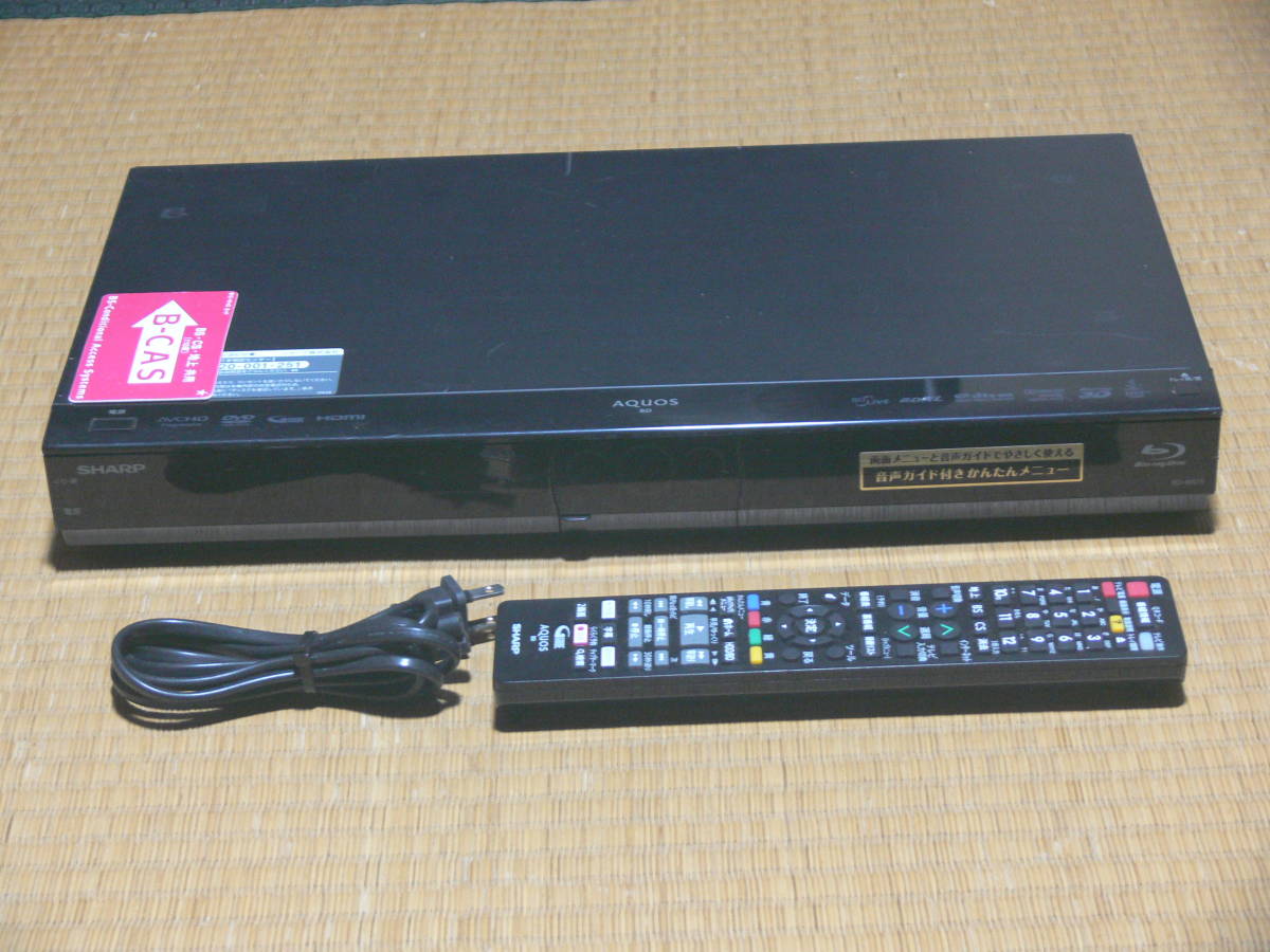 シャープ AQUOS BD-W515 500GB SHARP 500GB☆13年☆シャープ⁄SHARP