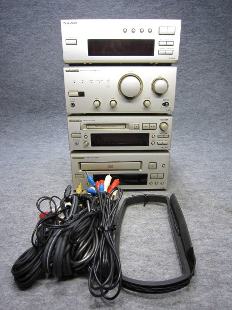 オーディオ機器 ONKYO INTEC A-909X C-705X MD-105AX 完動品
