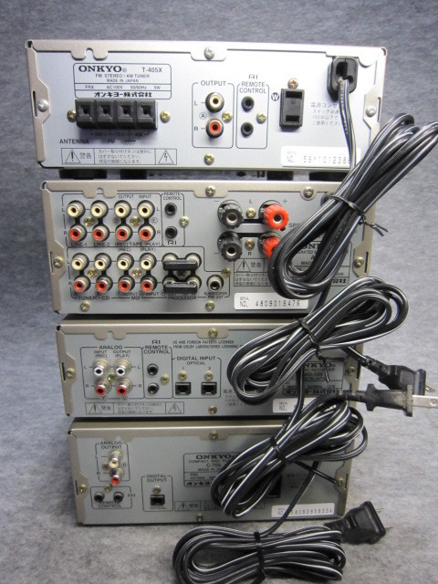 ONKYO A-909 MD-105 T-405 C-705LTD ☆オンキョー D-102AX システム T-405W