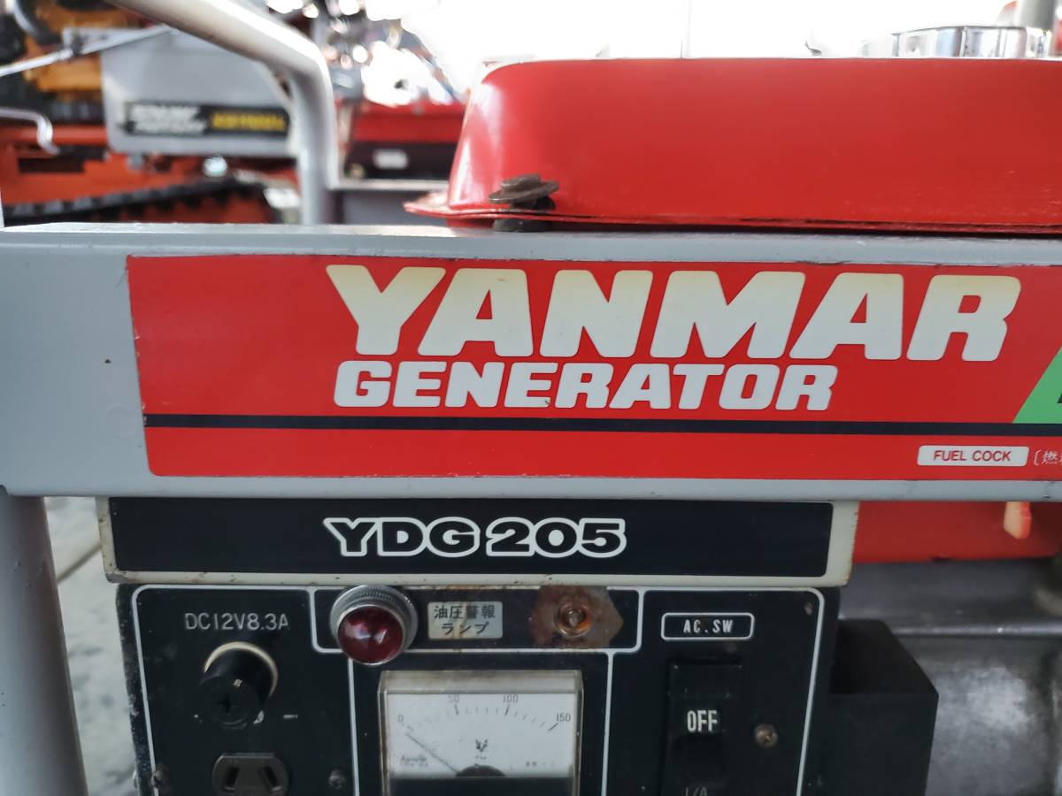 ヤンマー ディーゼル発電機 YDG205(発電機)｜売買されたオークション 