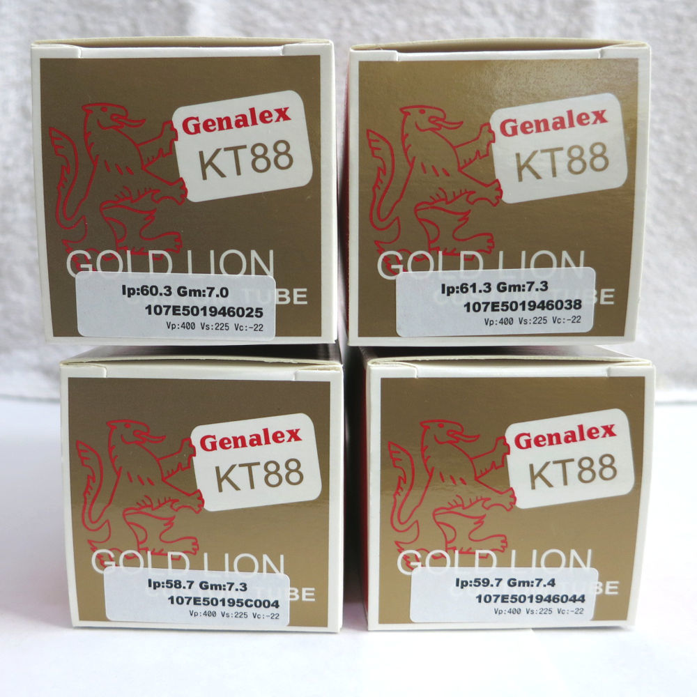 KT88 Genalex 4本セット (1) KT88 Genalex Gold Lion - Shop Toroidy.pl