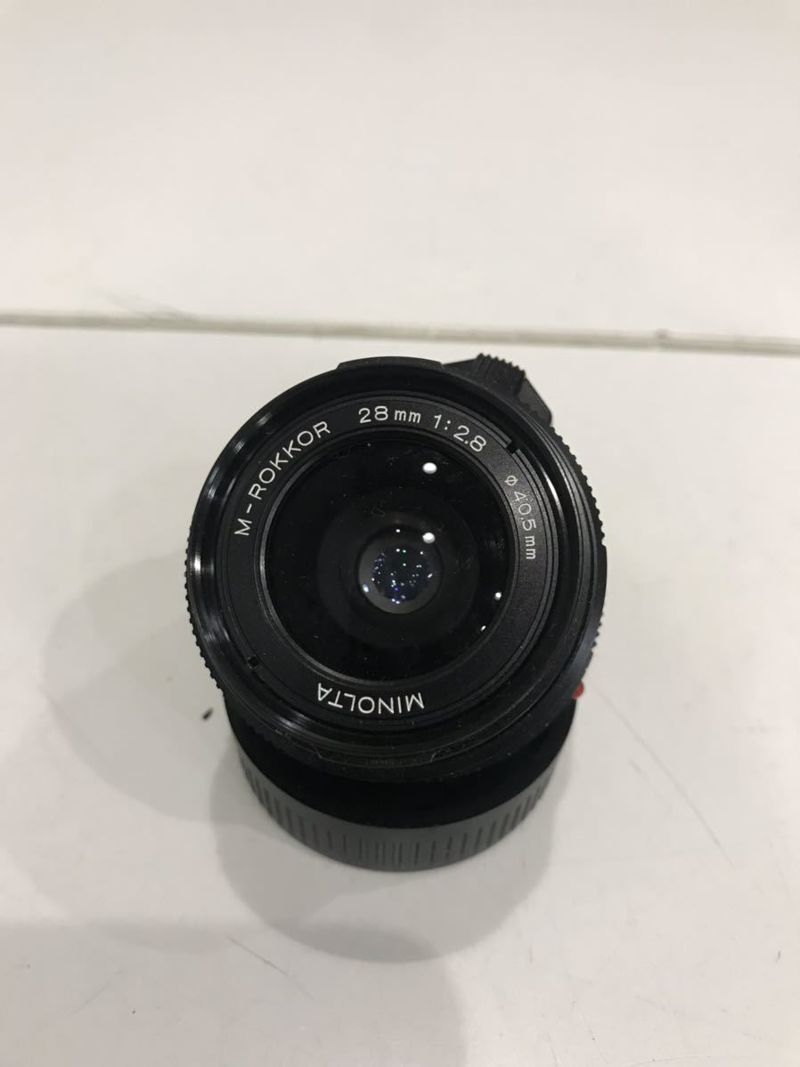 ☆MINOLTA ミノルタ M-ROKKOR 28mm 1:2.8 カメラレンズ ジャンク 1102M