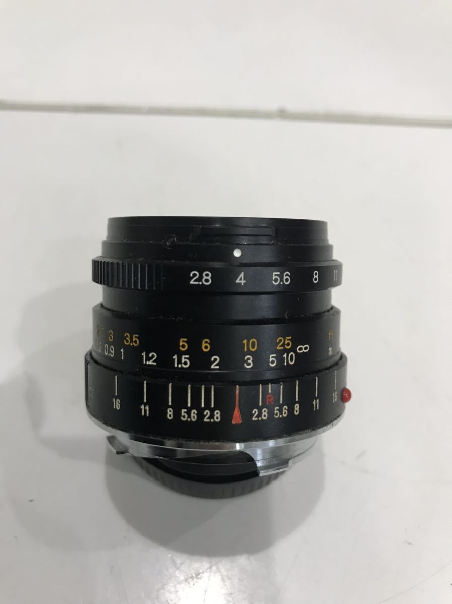 ☆MINOLTA ミノルタ M-ROKKOR 28mm 1:2.8 カメラレンズ ジャンク 1102M