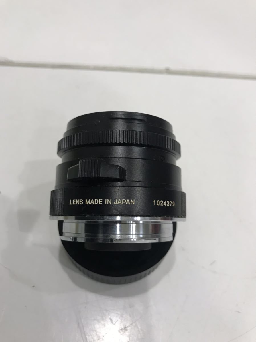 ミノルタ SRT101 ブラック MC W.ROKKOR 28mm F/2.8 ☆MINOLTA ミノルタ M-ROKKOR 28mm 1:2.8 カメラレンズ ジャンク 1102M