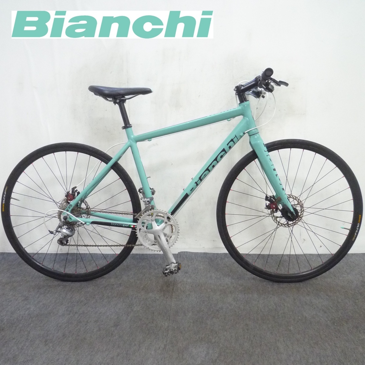  クロスバイク ビアンキ ローマ 50cm TIAGRA アルミフレーム 2&times;10 700&times;28C Wディスク チェレステ Bianchi(Lサイズ以上)｜売買されたオークション情報、yahooの商品情報をアーカイブ公開 - オー Lサイズ以上