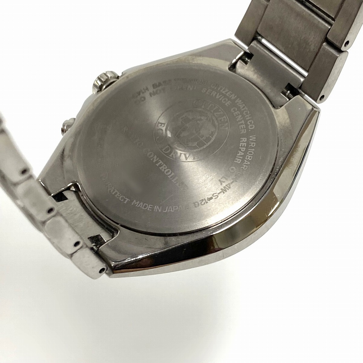 中古】CITIZEN ATTESA 腕時計 CB1120-50L エコドライブ H149 ブルー 