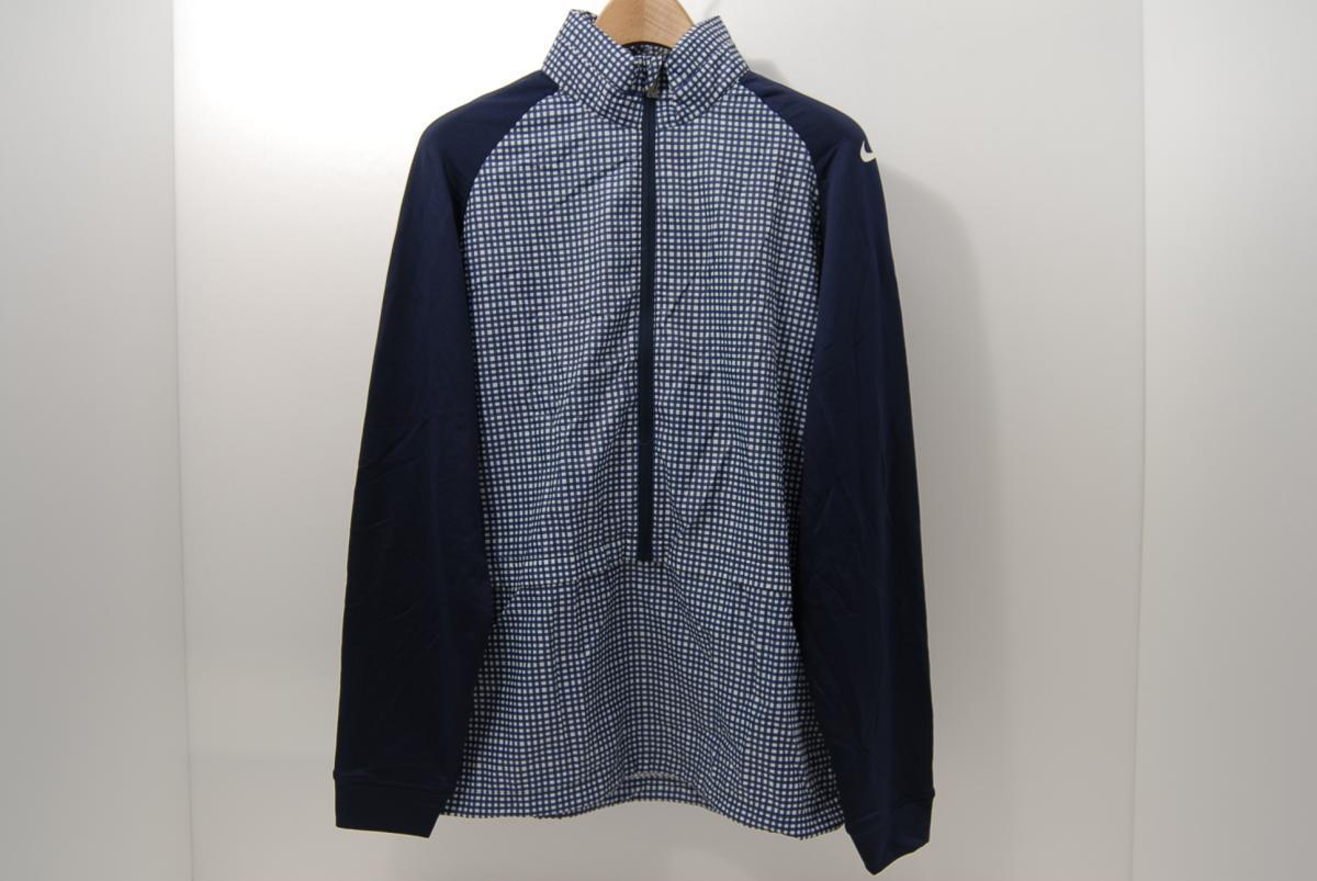【セール，正規品】 aday ナイキ NIKE ハーフジップ長袖プルオーバー ウィンド 紺&times;白/ギンガムチェック L レターパックプラス発送可 44534(ナイキ)｜売買されたオークション情報、yahooの商品情報をアーカイブ公 ジャンパー、ジャケット