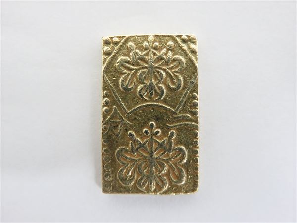 ◇◇【希少】安政二分判金 逆打 日本貨幣商協同組合鑑定書付 古銭 量目