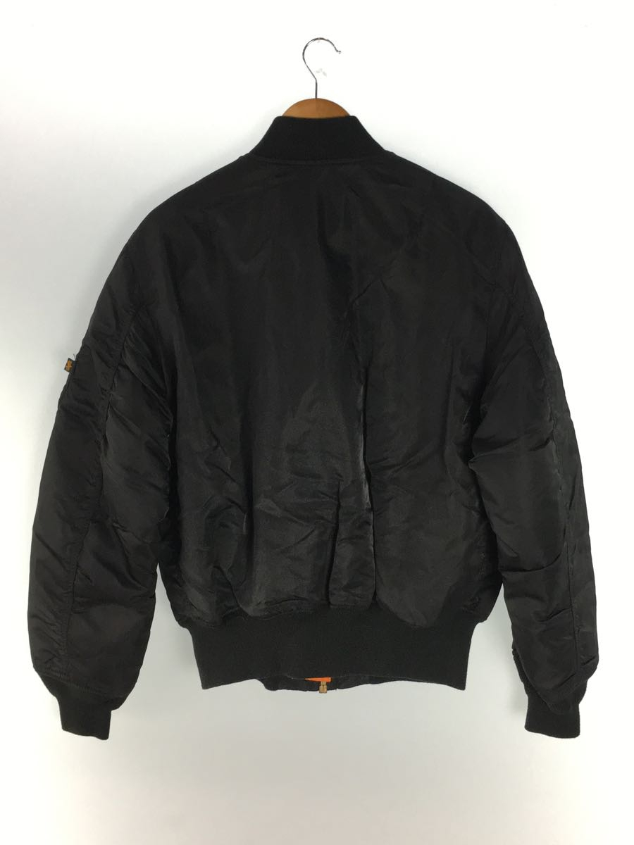 本物保証,得価 ALPHA INDUSTRIES◆MA-1/フライトジャケット/L/ナイロン/BLK/無地/MIL-J-82790J