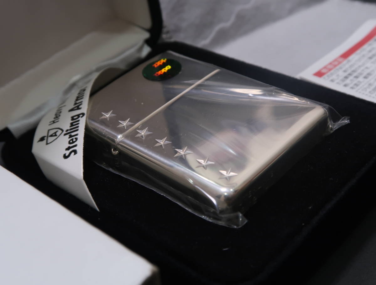 セブンスター スターリングシルバー アーマー ZIPPO（超貴重☆JT 