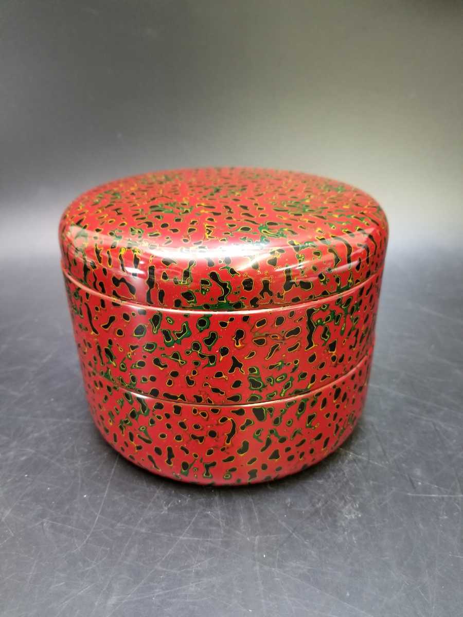 津軽塗 重箱 | 三段重 漆器 未使用品津軽塗 おせち お弁当箱 唐塗 津軽