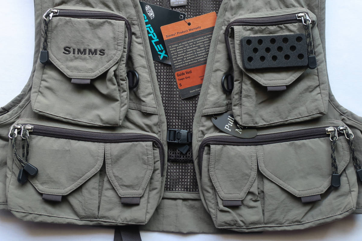 Simms シムス 旧 ガイド ベスト US-S カナダ製 シムス SIMMS Simms