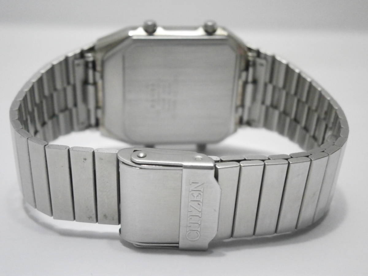 1円～ 動作品 CITIZEN シチズン ANA-DIGI TEMP アナデジ テンプ 8988