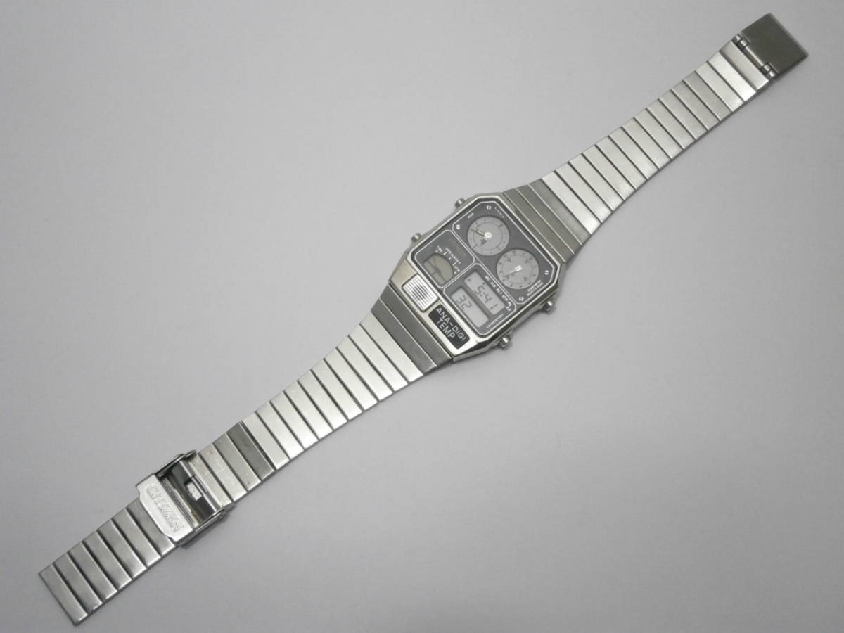 1円～ 動作品 CITIZEN シチズン ANA-DIGI TEMP アナデジ テンプ 8988