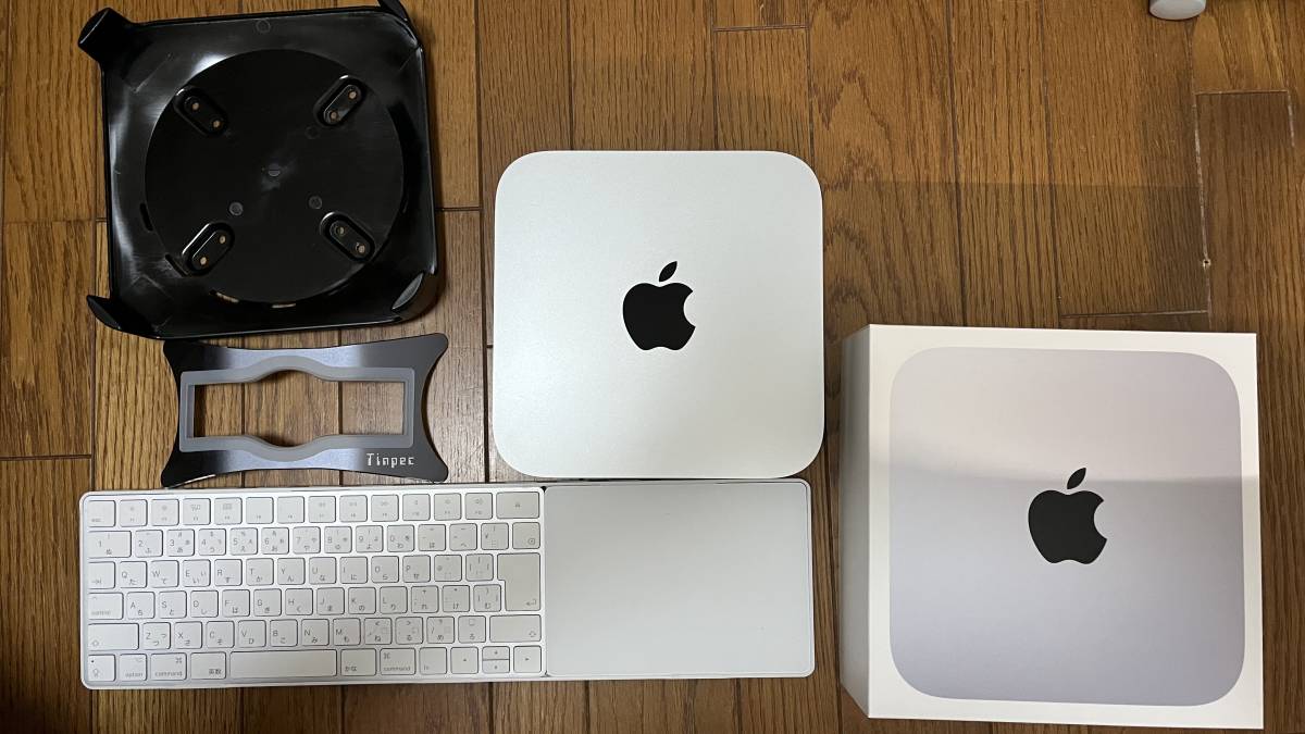 apple mac mini m1 CTOモデル　メモリ16GB SSD256GB キーボード　トラックパッド付き
