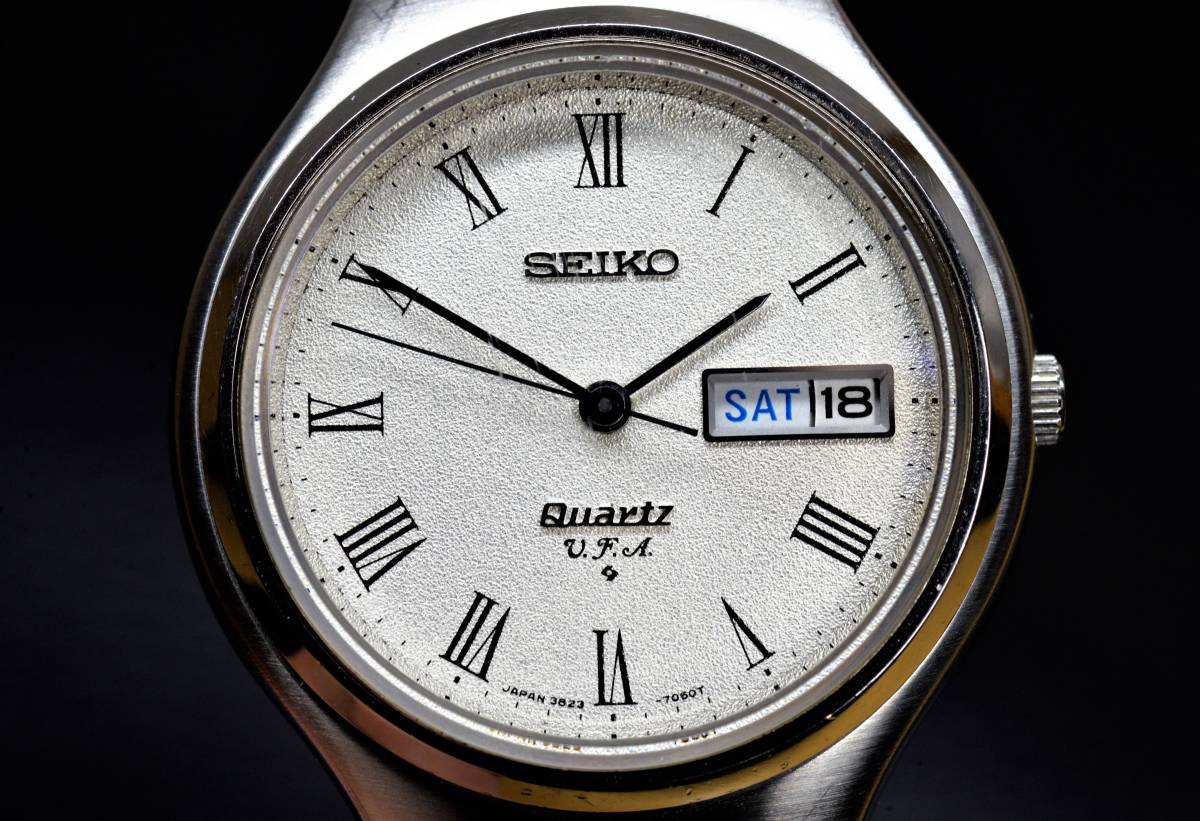 ☆ SEIKO セイコー VFA Ref.3823-7001 モザイクダイアル QUARTZ 電池  