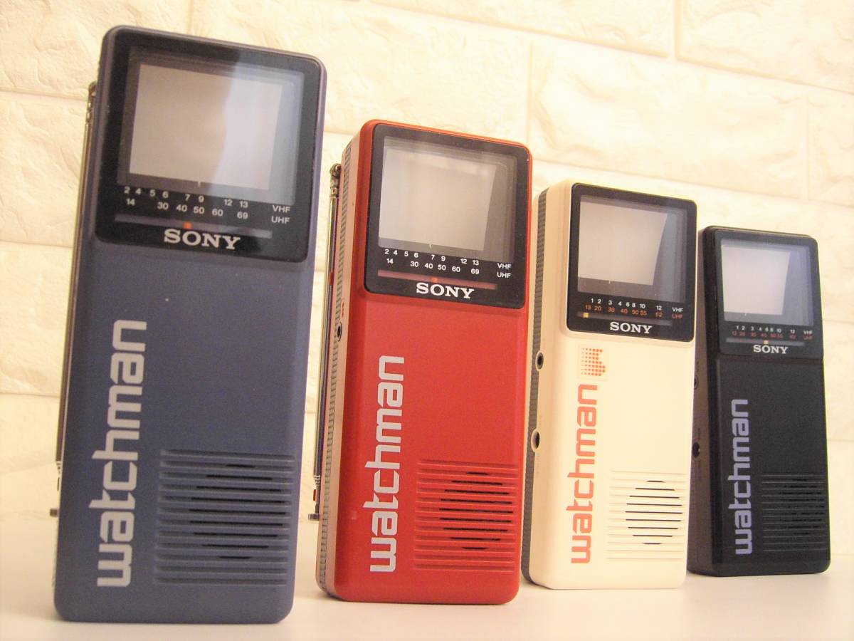 FD-10A Watchman Sony Vintage TV B&W Television - SONY Portable