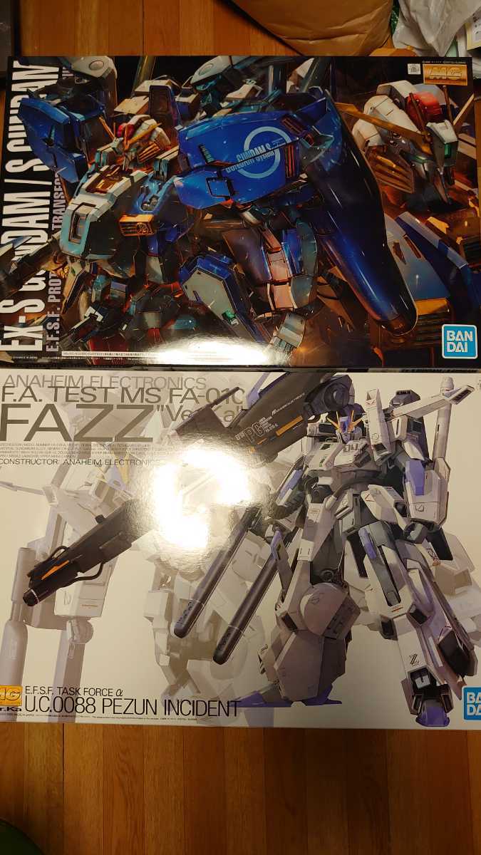 MG Ex-Sガンダム/Sガンダム，FAZZ Ver.Ka 新品未組立セット 【公式通販】