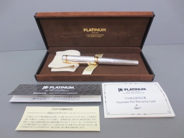 PLATINUM プラチナ #3776 万年筆 ペン先 14K 蒔絵 椿 香苑 ブラック