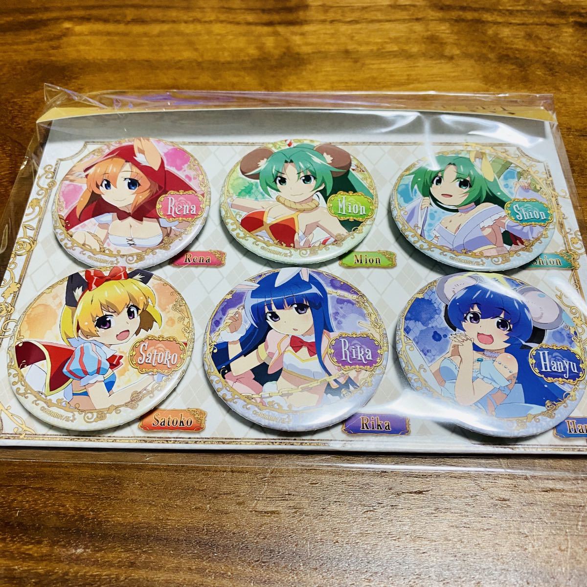 キャラクターグッズ ひぐらしのなく頃に 缶バッジ 詩音 魅音 セット